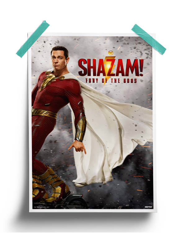 Fury Of The Gods - Shazam Official Poster 