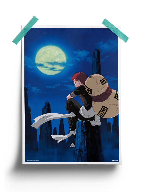 Gaara: Moon Poster - Naruto Official Poster