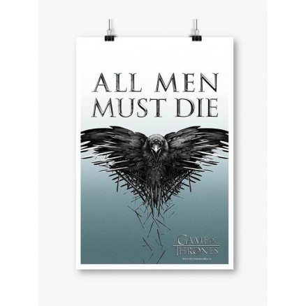 All Men Must Die - Game Of Thrones Official Poster