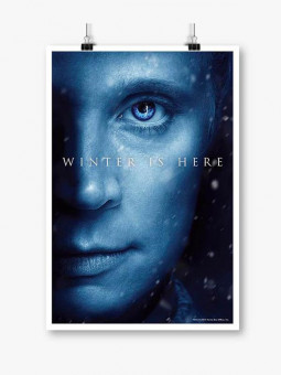 Brienne Of Tarth: Winter Is Here - Game Of Thrones Official Poster