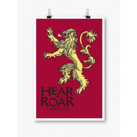 Hear Me Roar - Game Of Thrones Official Poster
