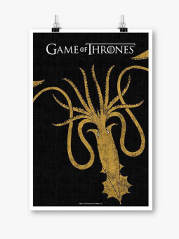 House Greyjoy Sigil Design - Game Of Thrones Official Poster