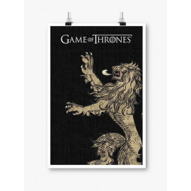 House Lannister Sigil Design - Game Of Thrones Official Poster