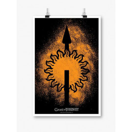 House Martell Sigil Splatter - Game Of Thrones Official Poster