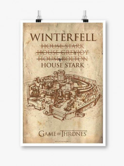 House Of Winterfell - Game Of Thrones Official Poster