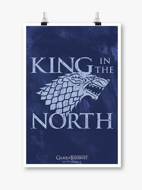 King In the North - Game Of Thrones Official Poster