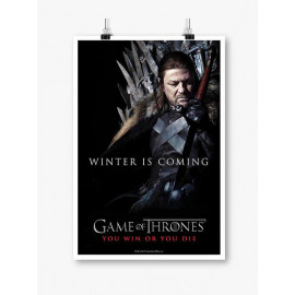 Ned Stark: Winter Is Coming - Game Of Thrones Official Poster
