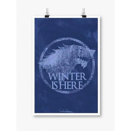 Winter is Here - Game Of Thrones Official Poster