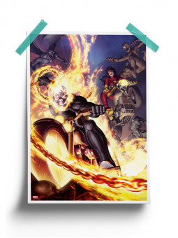 Ghost Rider Vs. The Sorcerer Supreme - Marvel Official Poster