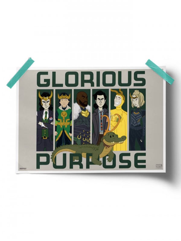 Glorious Purpose Of Loki Army -  Marvel Official Poster