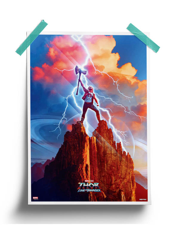 God Of Thunder - Marvel Official Poster