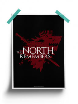 The North Remembers: Black - Game Of Thrones Official Poster