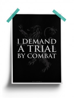 Trial By Combat - Game Of Thrones Official Poster