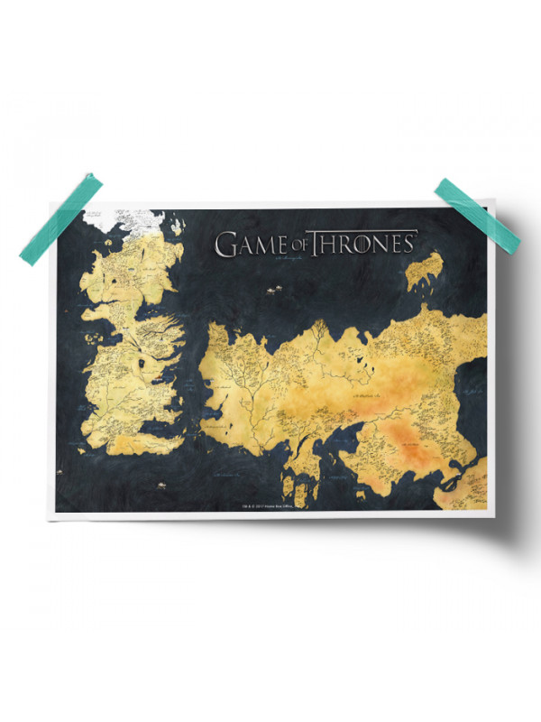 Westeros - Game Of Thrones Official Poster