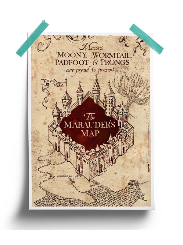 Harry Potter: The Marauder's Map - Harry Potter Official Poster