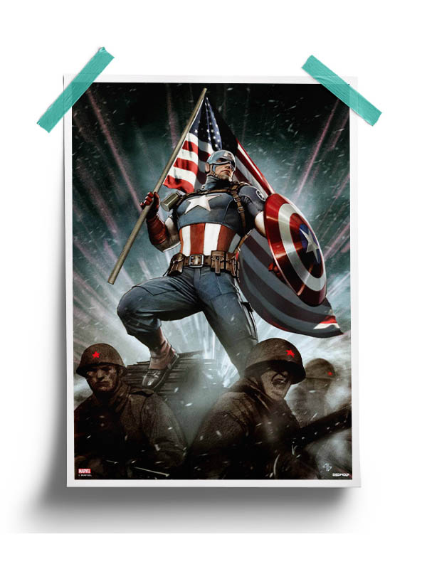 Hero of America - Marvel Official Poster