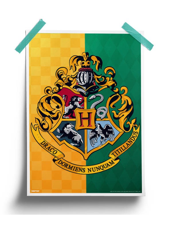 Hogwarts Crest Poster, Harry Potter Official Poster