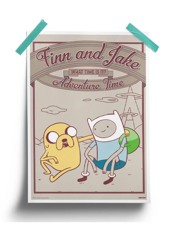 Finn And Jake - Adventure Time Official Poster