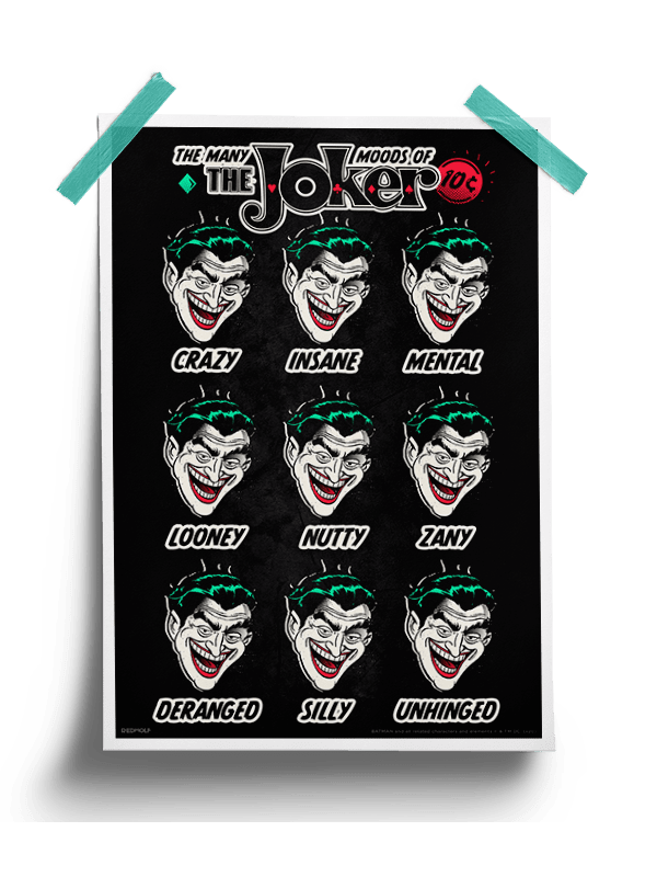 Moods Of Joker - Joker Official Poster