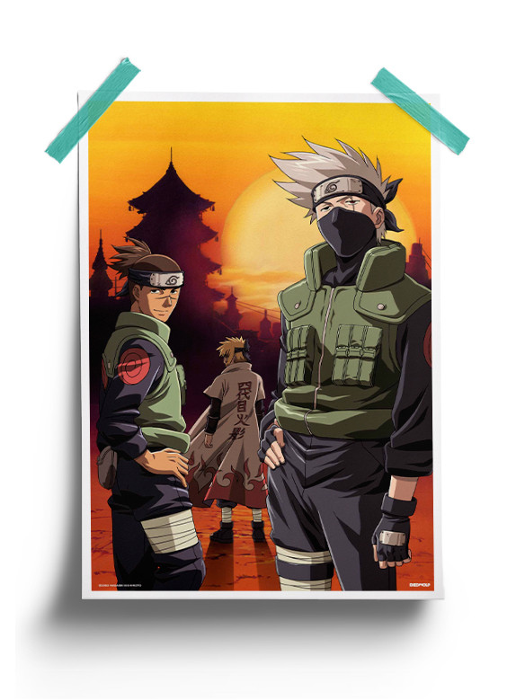 Kakashi's Gang - Naruto Official Poster