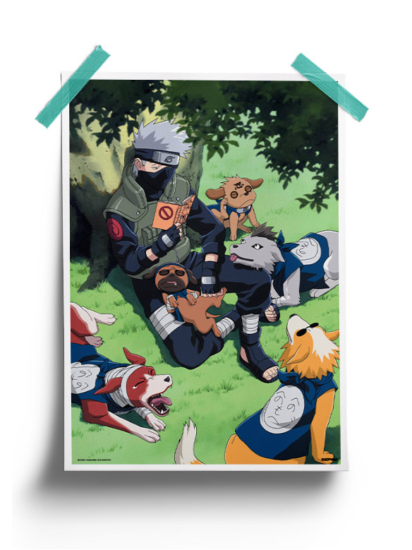 Kakashi's Ninja Dogs - Naruto Official Poster