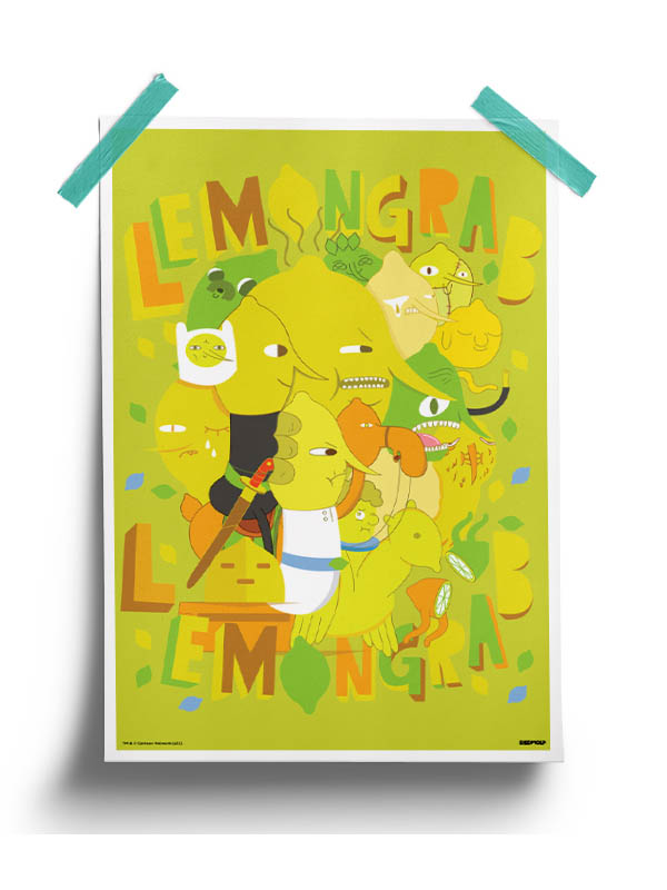 Lemongrab - Adventure Time Official Poster