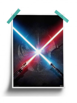 Light Saber Clash - Star Wars Official Poster