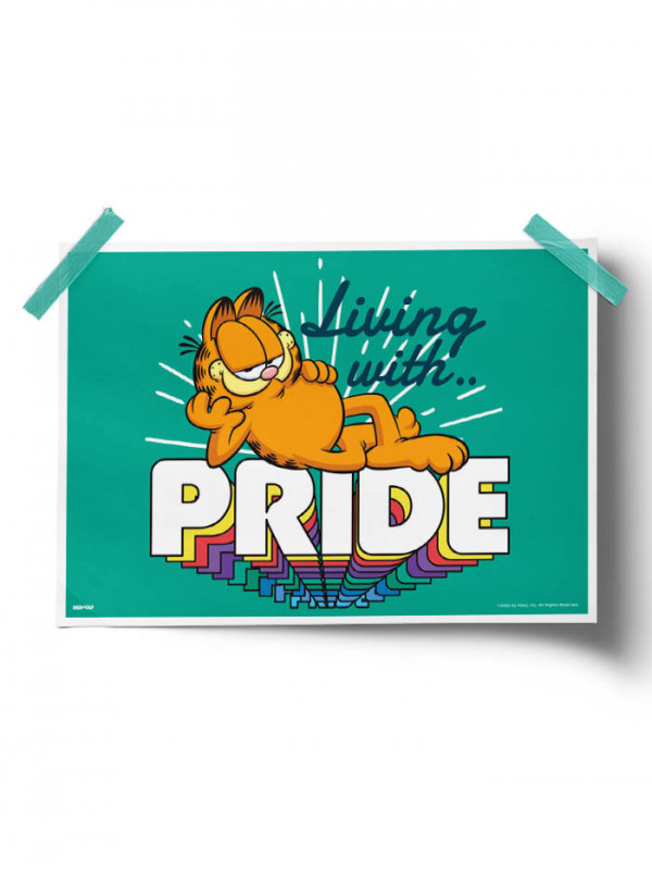Living With Pride - Garfield Official Poster