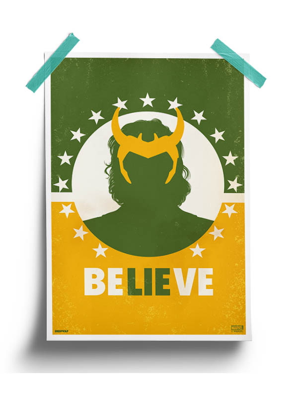 Loki Believe - Marvel Official Poster