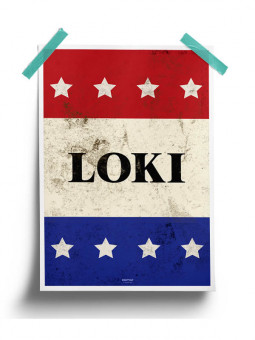 Loki For President -  Marvel Official Poster