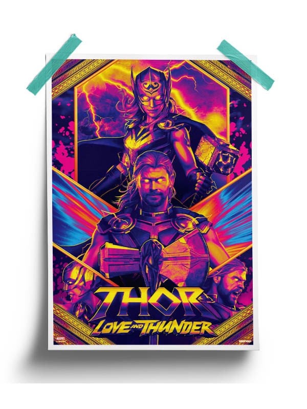 Love And Thunder - Marvel Official Poster