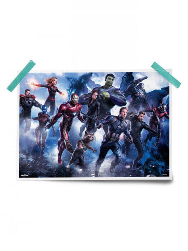 Avengers Line Up - Marvel Official Poster