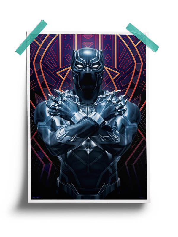 Black Panther Suit - Marvel Official Poster
