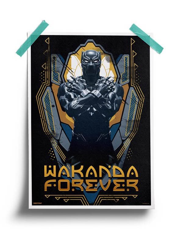 Wakanda Forever - Marvel Official Poster