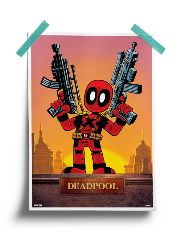 Kawaii Deadpool - Marvel Official Poster