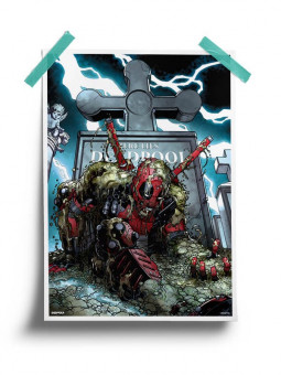 Zombie Deadpool - Marvel Official Poster
