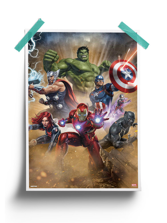 MCU Avengers - Marvel Official Poster
