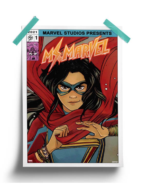 Ms. Marvel: Comic Cover - Marvel Official Poster
