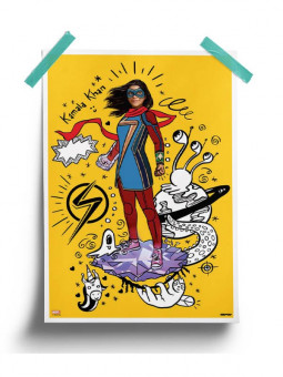 Ms. Marvel: Doodle - Marvel Official Poster