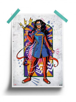Ms. Marvel: Urban Art - Marvel Official Poster
