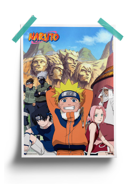 Hokage's Rock - Naruto Official Poster