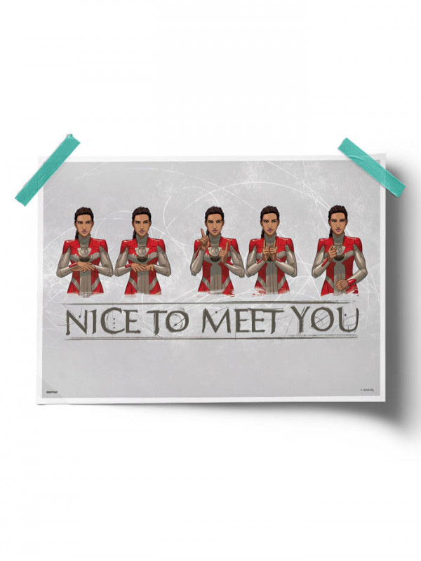 Nice To Meet You - Marvel Official Poster