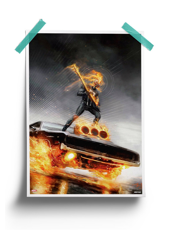 Phantom Flame - Marvel Official Poster