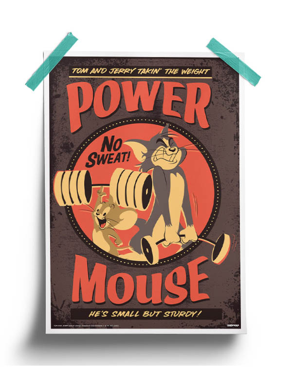 Power Mouse - Tom & Jerry Official Poster