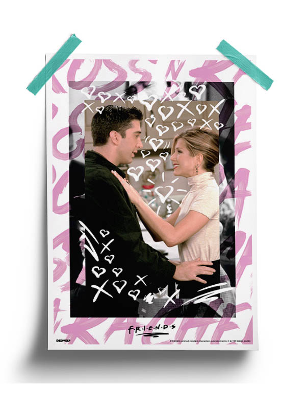 Rachel And Ross - Friends Official Poster