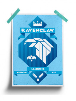 Ravenclaw Brutalist - Harry Potter Official Poster
