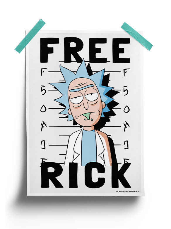Free Rick - Rick And Morty Official Poster
