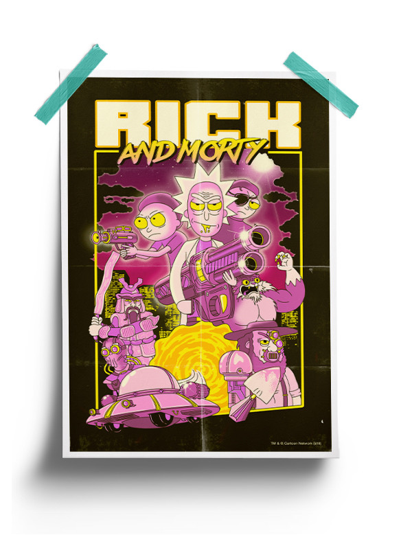 Film Poster - Rick And Morty Official Poster