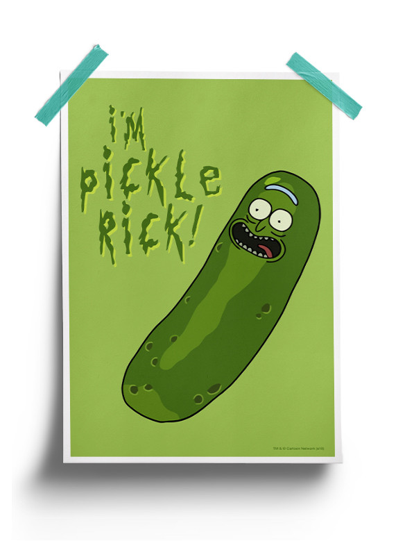Pickle Rick - Rick And Morty Official Poster