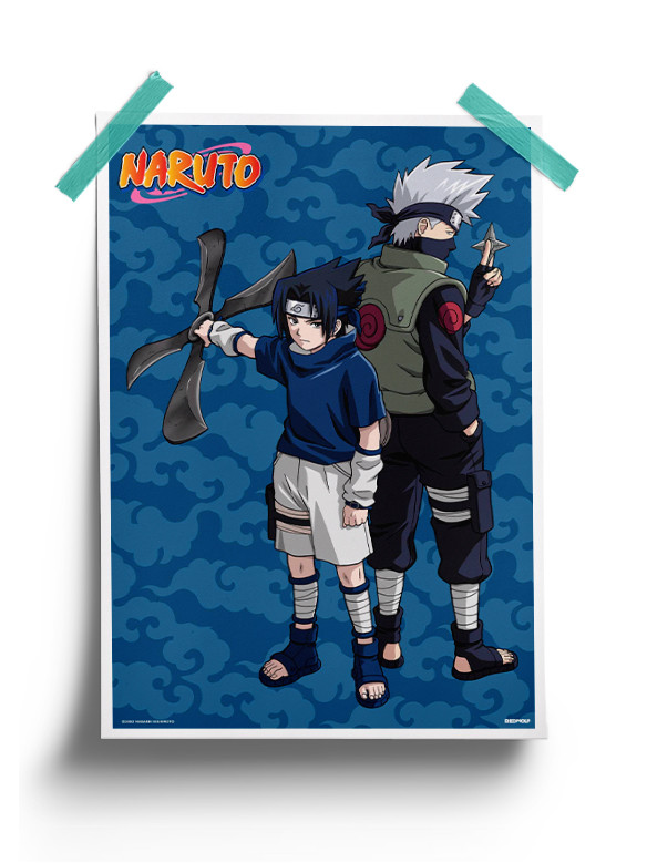Sasuke & Kakashi - Naruto Official Poster